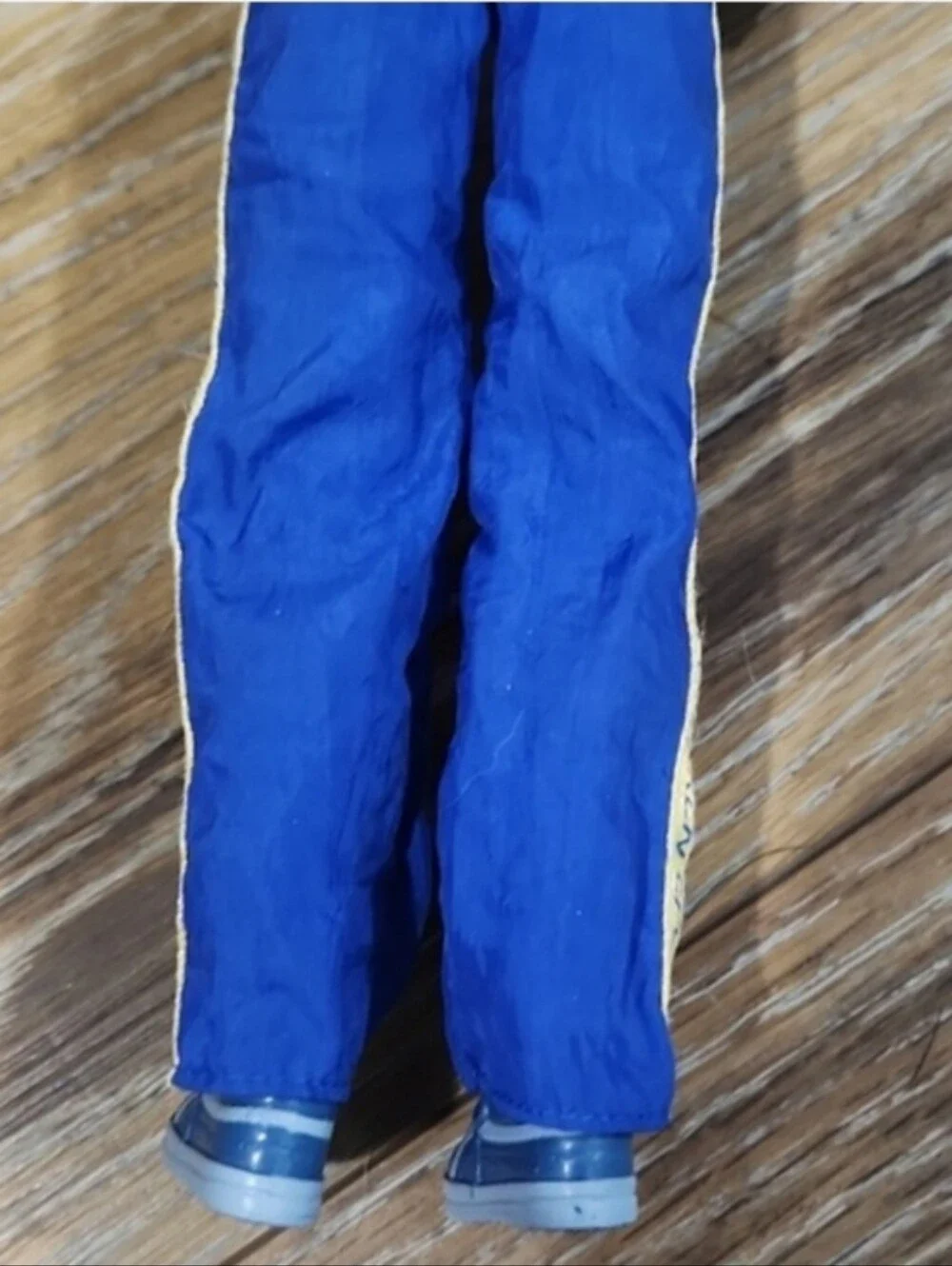 Vintage Ken Sport Barbie Doll Tracksuit & Floral Swimsuit Blue Yellow White Mesh